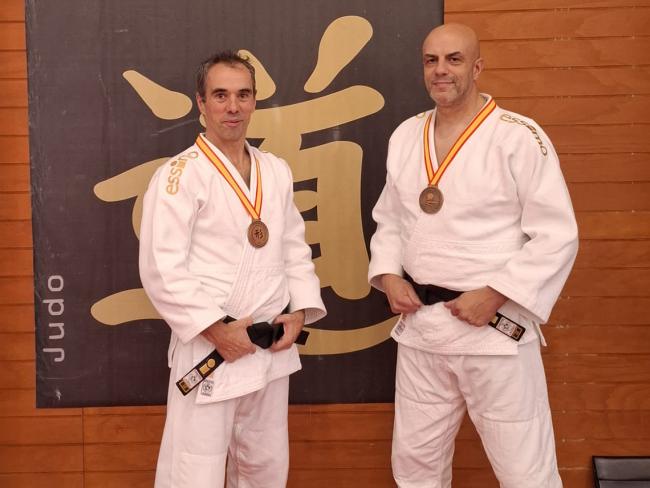 Juan Manuel García y Mariano Arroyo, medalla de bronce en el Campeonato de España de katas 
