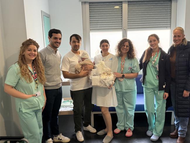 Liam Gabriel ha sido el primer bebé torrejonero del 2026 