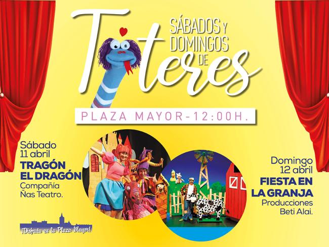 “Sábados y domingos de Títeres”