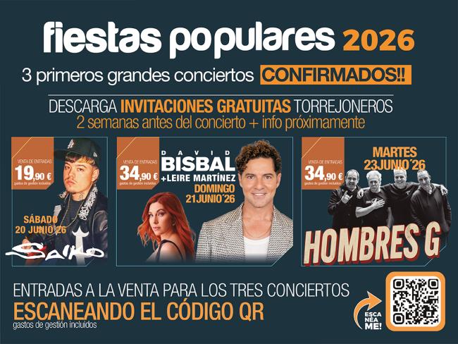 Conciertos confirmados Fiestas Populares 2024