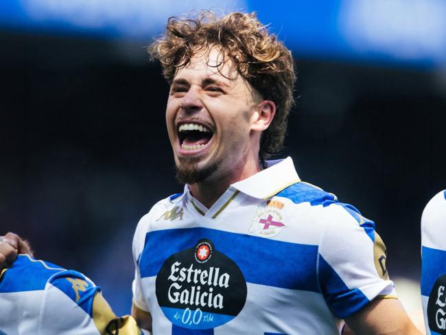 Mario Soriano, jugador del Deportivo de la Coruña